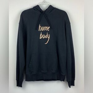 KOTN x Rupi Kaur Black Organic Home Body Hoodie | Medium